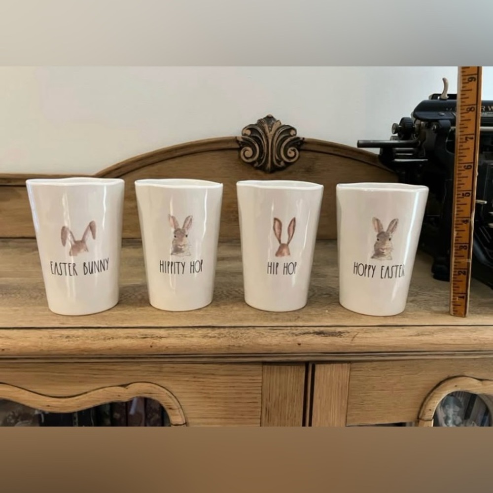 Rae Dunn Easter Melamine
Cup Set